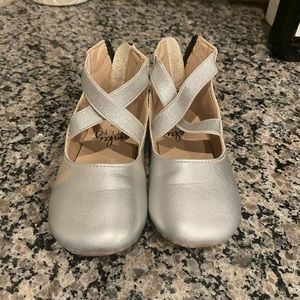 Silver Color Changing Ballet Flats